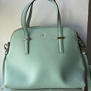 Kate Spade cedar street maise crossbody satchel handbag in mint mojito green